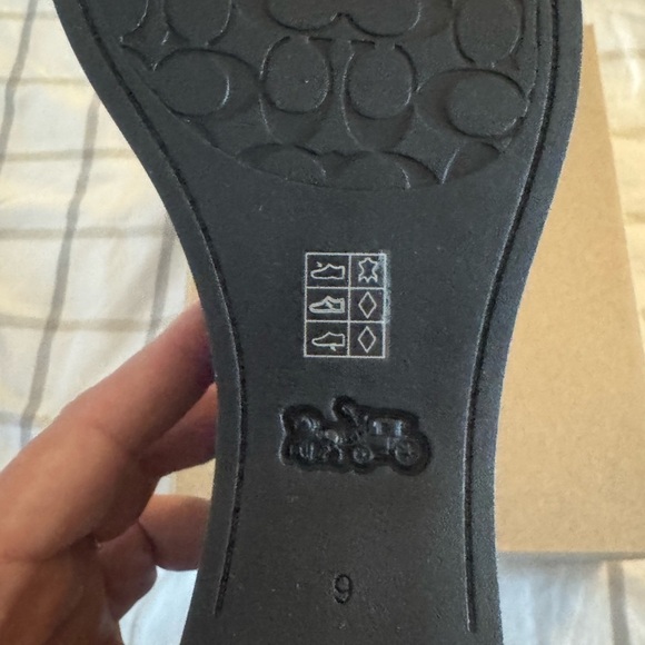 Coach Black Platform Sandals Brand New Size 9 - Picture 4 of 5